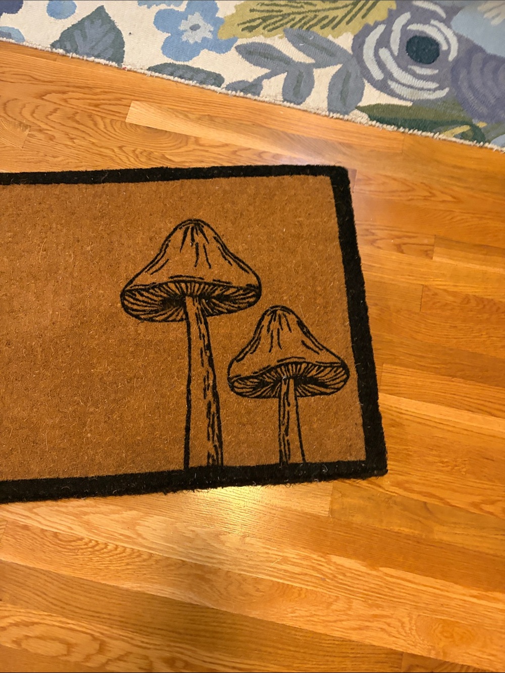 Anthropologie Forest Mushroom Coir Doormat NWT - Picture 6 of 8